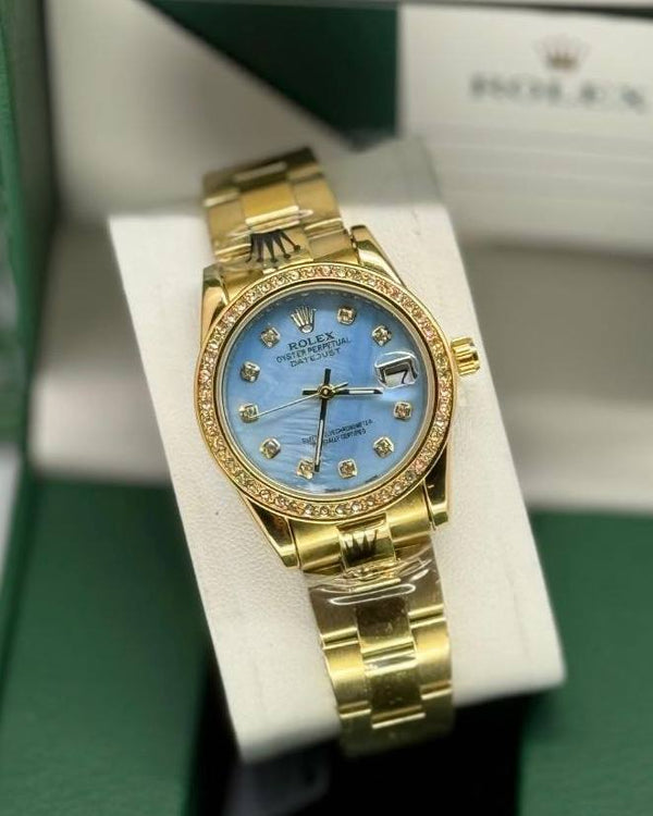 שעון יד רולקס לנשים 30 מ״מ – רמת AAA, כולל קופסה יוקרתית (57)