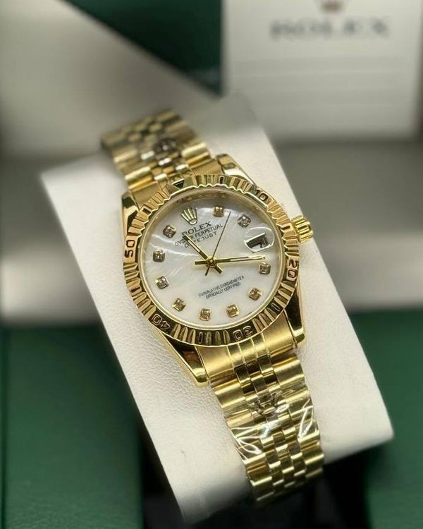 שעון יד רולקס לנשים 30 מ״מ – רמת AAA, כולל קופסה יוקרתית (75)