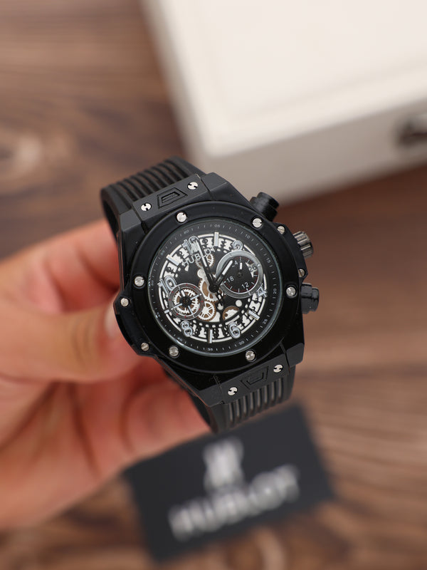 שעון יד HB לגברים 42 מ״מ – איכות קלאסית, כולל קופסה יוקרתית