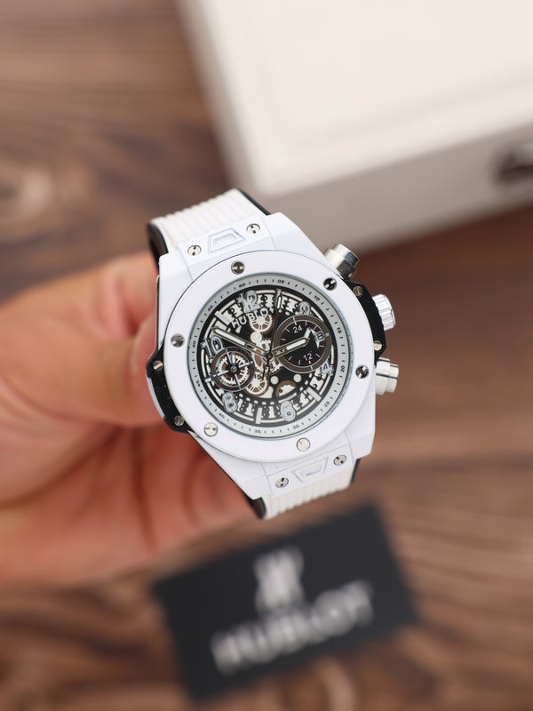 שעון יד HB לגברים 42 מ״מ – איכות קלאסית, כולל קופסה יוקרתית