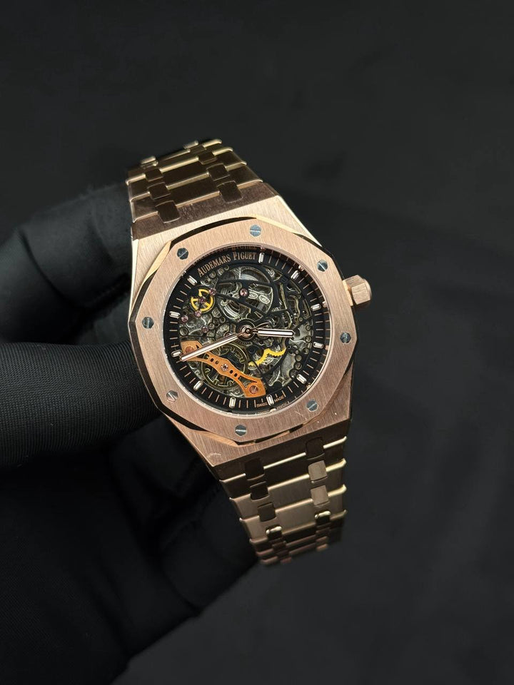 שעון יד אודמר פיגה לגברים 41 מ״מ – רמת 11 מאסטר, מנגנון אוטומטי שווייצרי, כולל קופסה וניירות מקוריים (11)