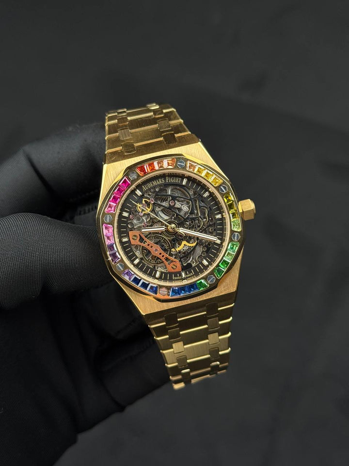 שעון יד אודמר פיגה לגברים 41 מ״מ – רמת 11 מאסטר, מנגנון אוטומטי שווייצרי, כולל קופסה וניירות מקוריים (13)