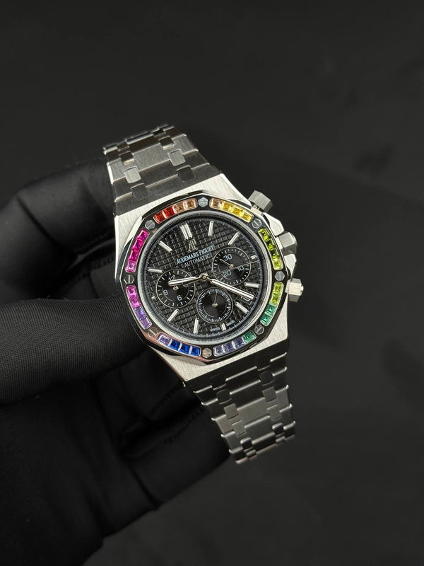 שעון יד אודמר פיגה לגברים 41 מ״מ – רמת 11 מאסטר, מנגנון אוטומטי שווייצרי, כולל קופסה וניירות מקוריים (14)