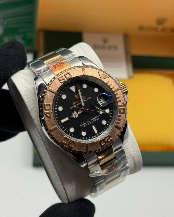 שעון יד רולקס לגברים 41 מ״מ – רמת 11 מאסטר, מנגנון אוטומטי שווייצרי, כולל קופסה וניירות מקוריים (18)