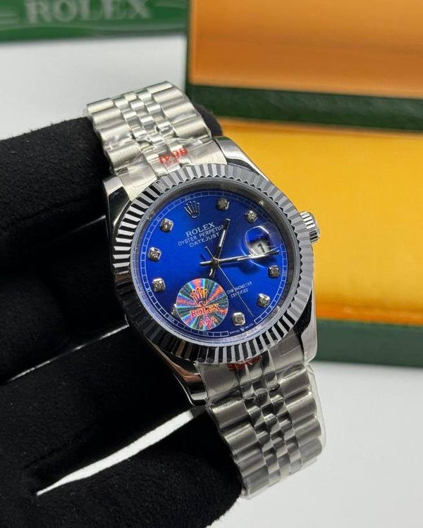 שעון יד רולקס לגברים 41 מ״מ – רמת 11 מאסטר, מנגנון אוטומטי שווייצרי, כולל קופסה וניירות מקוריים (1)