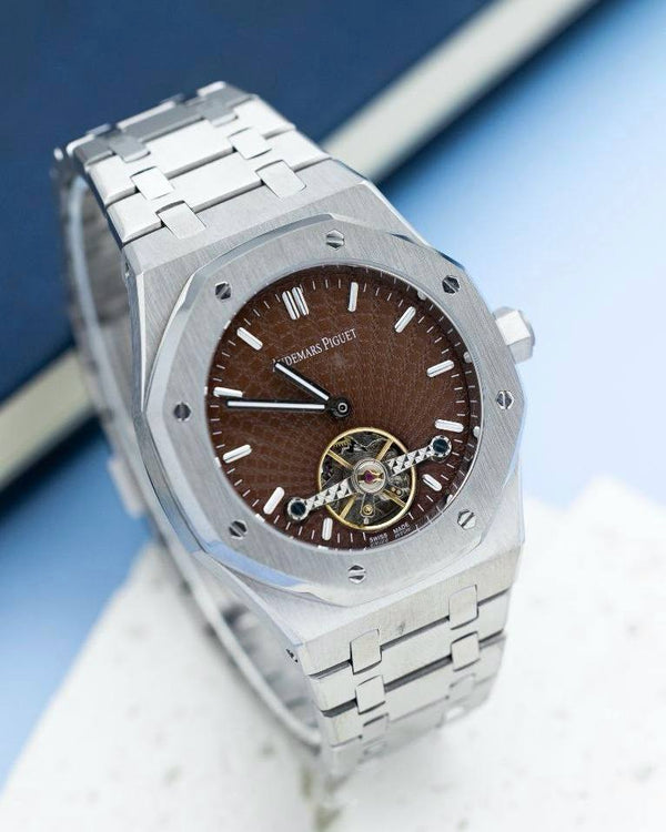 שעון יד אודמר פיגה לגברים 41 מ״מ – רמת 11 מאסטר, מנגנון אוטומטי שווייצרי, כולל קופסה וניירות מקוריים (6)