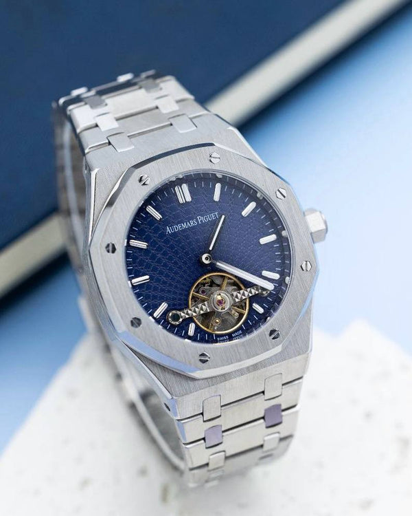 שעון יד אודמר פיגה לגברים 41 מ״מ – רמת 11 מאסטר, מנגנון אוטומטי שווייצרי, כולל קופסה וניירות מקוריים (7)