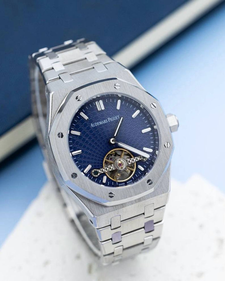 שעון יד אודמר פיגה לגברים 41 מ״מ – רמת 11 מאסטר, מנגנון אוטומטי שווייצרי, כולל קופסה וניירות מקוריים (7)