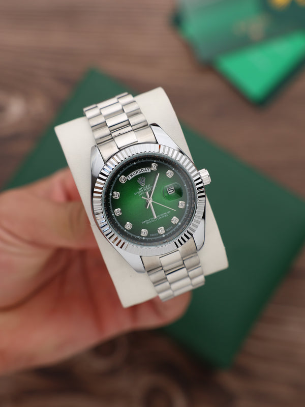 שעון יד רולקס לגברים 41 מ״מ – רמת AAA, כולל קופסה יוקרתית (101)