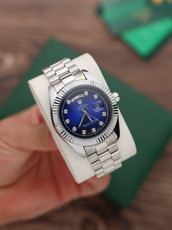 שעון יד רולקס לגברים 41 מ״מ – רמת AAA, כולל קופסה יוקרתית (104)