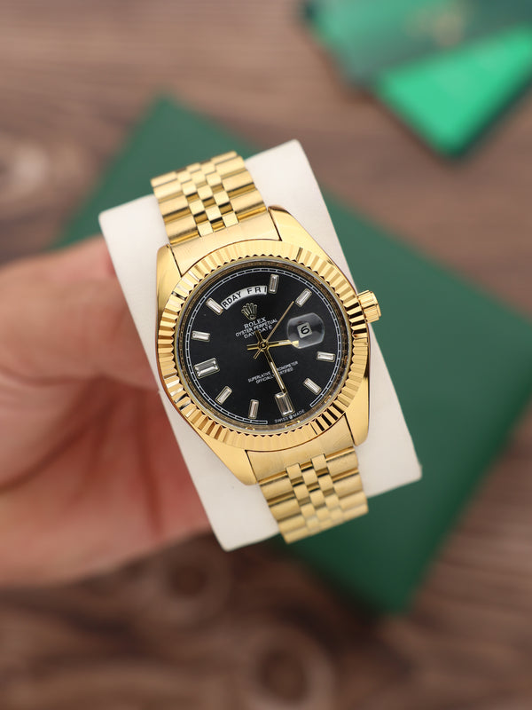 שעון יד רולקס לגברים 41 מ״מ – רמת AAA, כולל קופסה יוקרתית (105)