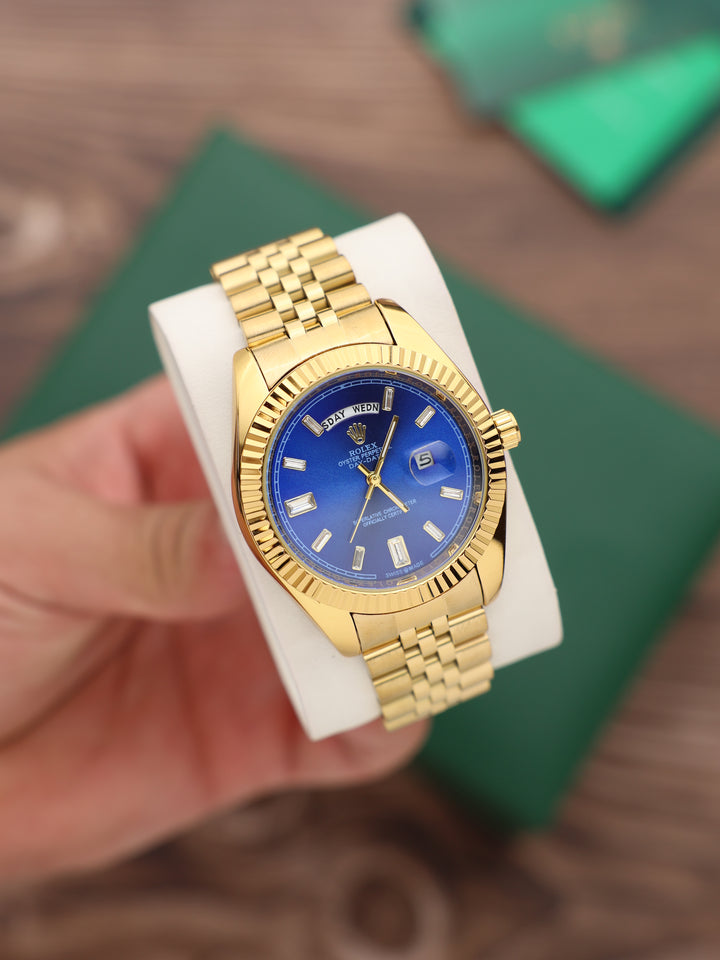 שעון יד רולקס לגברים 41 מ״מ – רמת AAA, כולל קופסה יוקרתית (110)