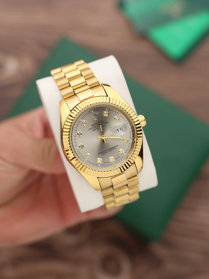 שעון יד רולקס לגברים 41 מ״מ – רמת AAA, כולל קופסה יוקרתית (111)