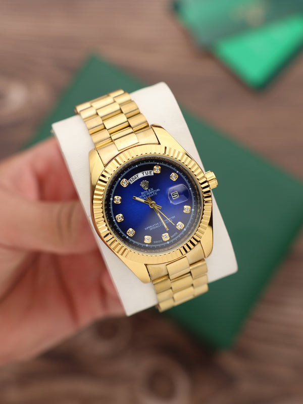 שעון יד רולקס לגברים 41 מ״מ – רמת AAA, כולל קופסה יוקרתית (114)