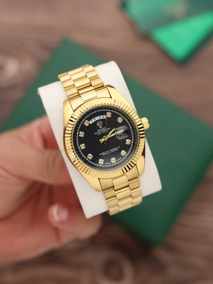 שעון יד רולקס לגברים 41 מ״מ – רמת AAA, כולל קופסה יוקרתית (116)