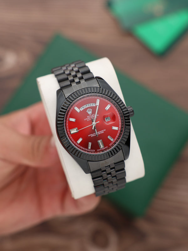 שעון יד רולקס לגברים 41 מ״מ – רמת AAA, כולל קופסה יוקרתית (119)