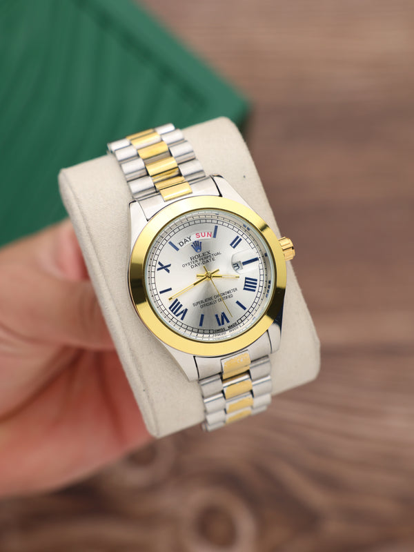 שעון יד רולקס לגברים 41 מ״מ – רמת AAA, כולל קופסה יוקרתית (121)