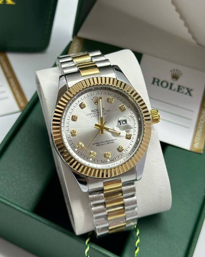 שעון יד רולקס לגברים 41 מ״מ – רמת AAA, כולל קופסה יוקרתית (122)