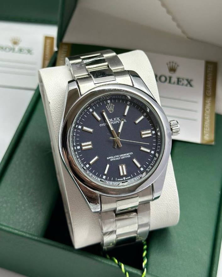 שעון יד רולקס לגברים 41 מ״מ – רמת AAA, כולל קופסה יוקרתית (124)