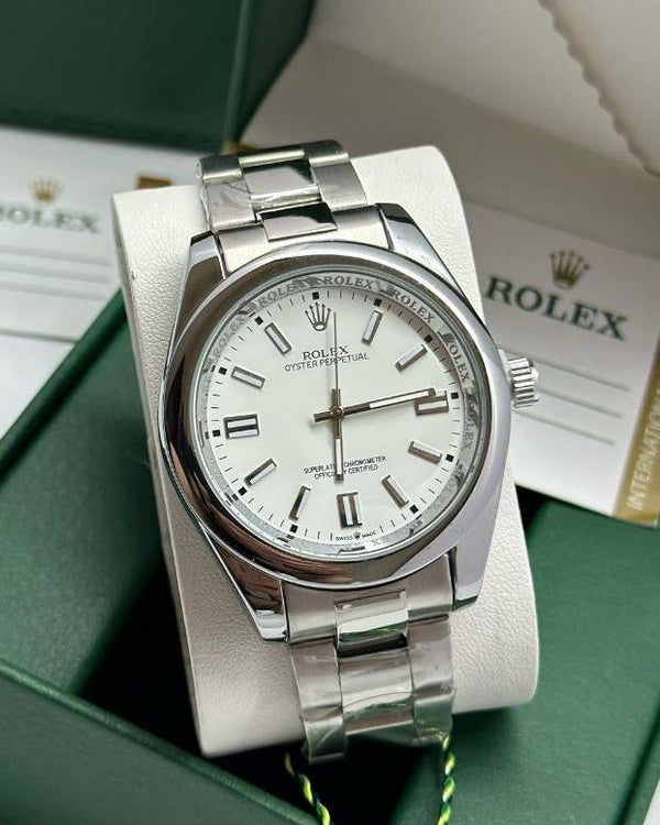 שעון יד רולקס לגברים 41 מ״מ – רמת AAA, כולל קופסה יוקרתית (125)