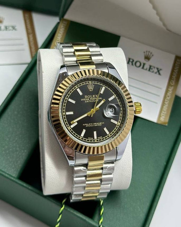 שעון יד רולקס לגברים 41 מ״מ – רמת AAA, כולל קופסה יוקרתית (127)