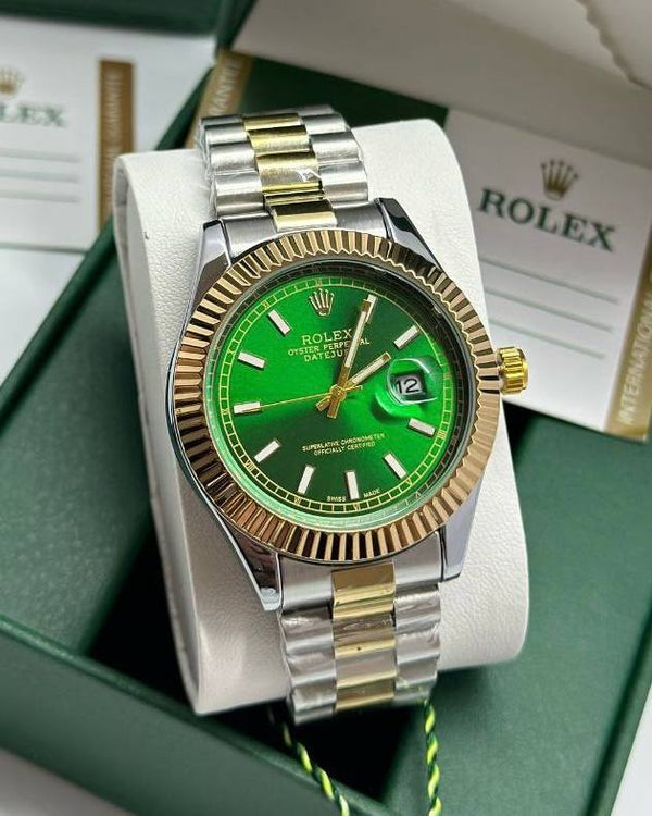 שעון יד רולקס לגברים 41 מ״מ – רמת AAA, כולל קופסה יוקרתית (130)