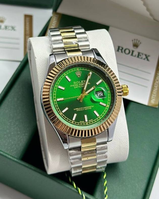 שעון יד רולקס לגברים 41 מ״מ – רמת AAA, כולל קופסה יוקרתית (130)