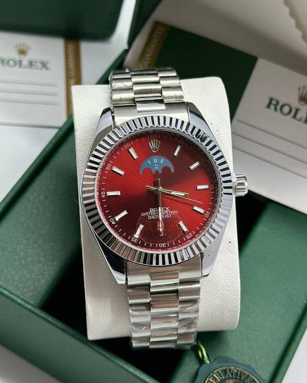 שעון יד רולקס לגברים 41 מ״מ – רמת AAA, כולל קופסה יוקרתית (32)