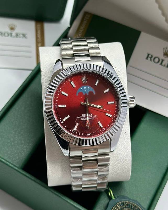 שעון יד רולקס לגברים 41 מ״מ – רמת AAA, כולל קופסה יוקרתית (32)