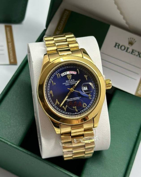 שעון יד רולקס לגברים 41 מ״מ – רמת AAA, כולל קופסה יוקרתית (35)