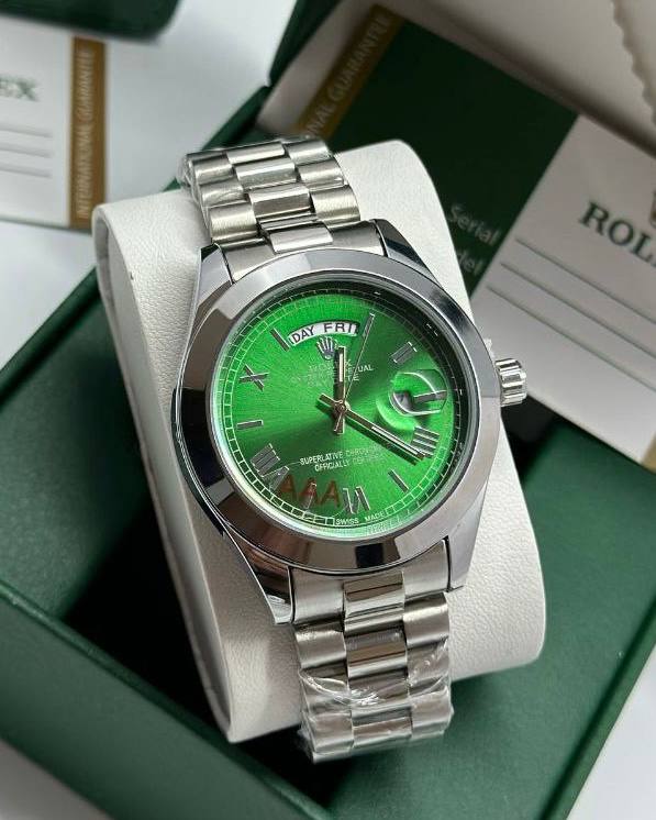 שעון יד רולקס לגברים 41 מ״מ – רמת AAA, כולל קופסה יוקרתית (36)