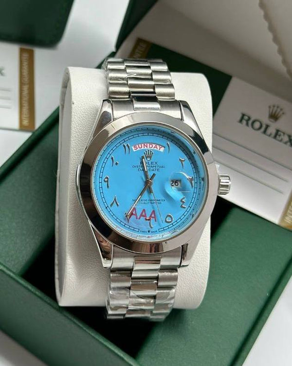 שעון יד רולקס לגברים 41 מ״מ – רמת AAA, כולל קופסה יוקרתית (40)