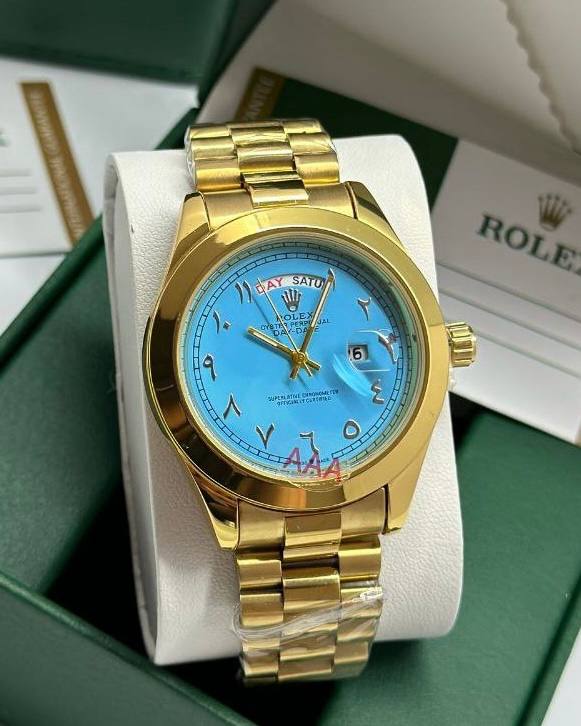 שעון יד רולקס לגברים 41 מ״מ – רמת AAA, כולל קופסה יוקרתית (42)