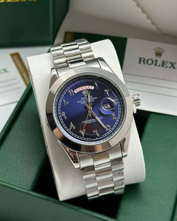 שעון יד רולקס לגברים 41 מ״מ – רמת AAA, כולל קופסה יוקרתית (44)