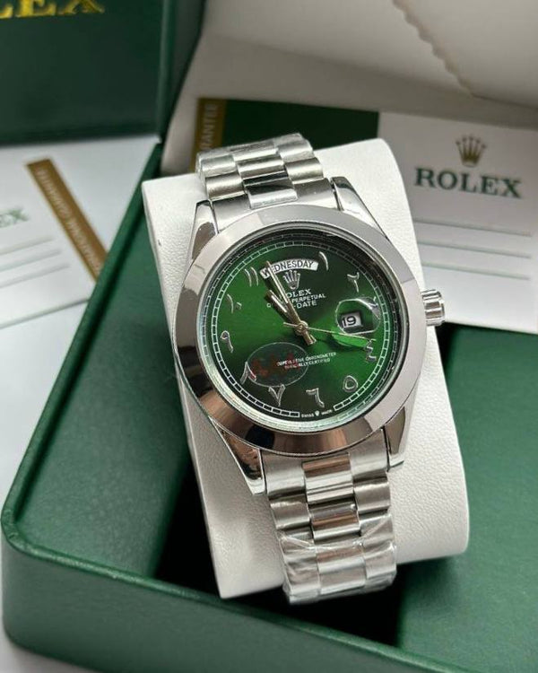 שעון יד רולקס לגברים 41 מ״מ – רמת AAA, כולל קופסה יוקרתית (45)