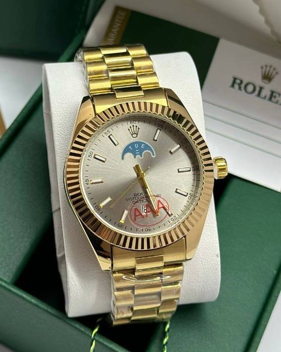 שעון יד רולקס לגברים 41 מ״מ – רמת AAA, כולל קופסה יוקרתית (53)
