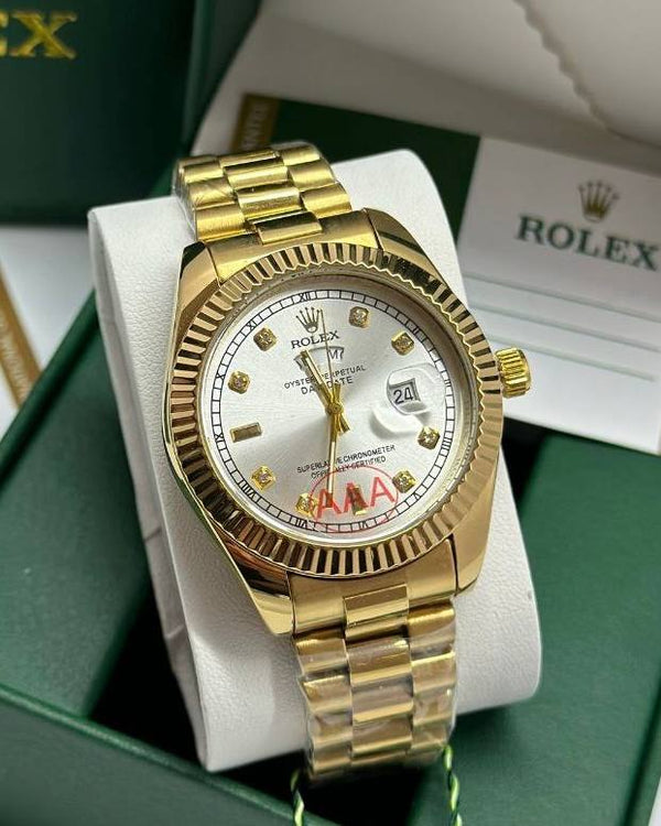 שעון יד רולקס לגברים 41 מ״מ – רמת AAA, כולל קופסה יוקרתית (56)