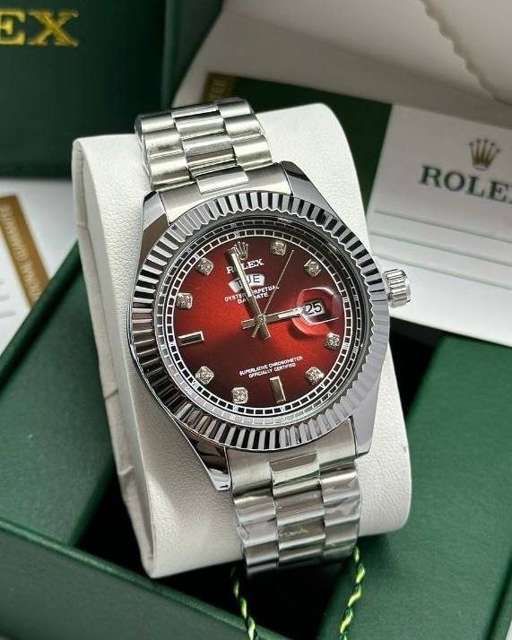 שעון יד רולקס לגברים 41 מ״מ – רמת AAA, כולל קופסה יוקרתית (57)