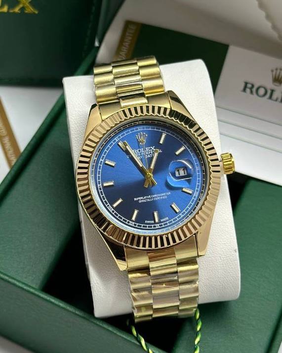שעון יד רולקס לגברים 41 מ״מ – רמת AAA, כולל קופסה יוקרתית (60)