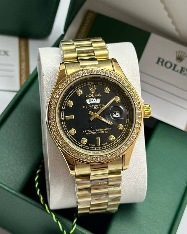 שעון יד רולקס לגברים 41 מ״מ – רמת AAA, כולל קופסה יוקרתית (69)