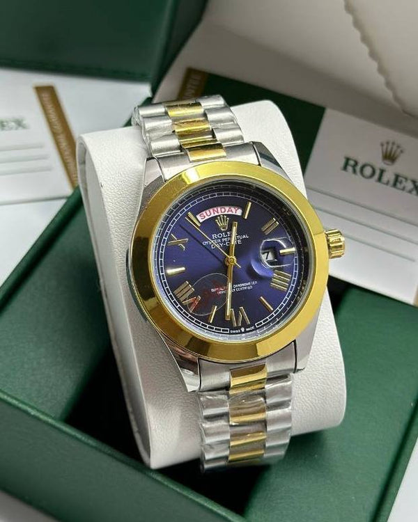 שעון יד רולקס לגברים 41 מ״מ – רמת AAA, כולל קופסה יוקרתית (78)