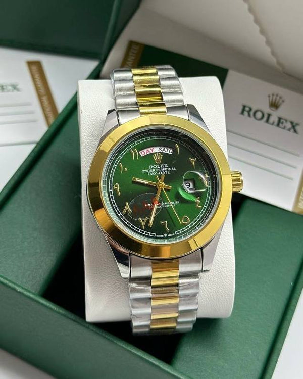 שעון יד רולקס לגברים 41 מ״מ – רמת AAA, כולל קופסה יוקרתית (79)