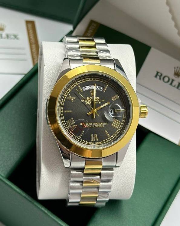 שעון יד רולקס לגברים 41 מ״מ – רמת AAA, כולל קופסה יוקרתית (80)