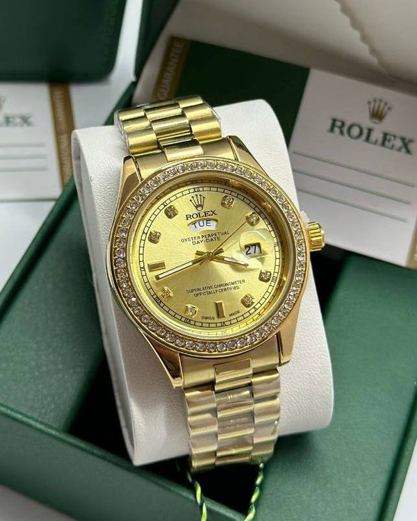 שעון יד רולקס לגברים 41 מ״מ – רמת AAA, כולל קופסה יוקרתית (81)
