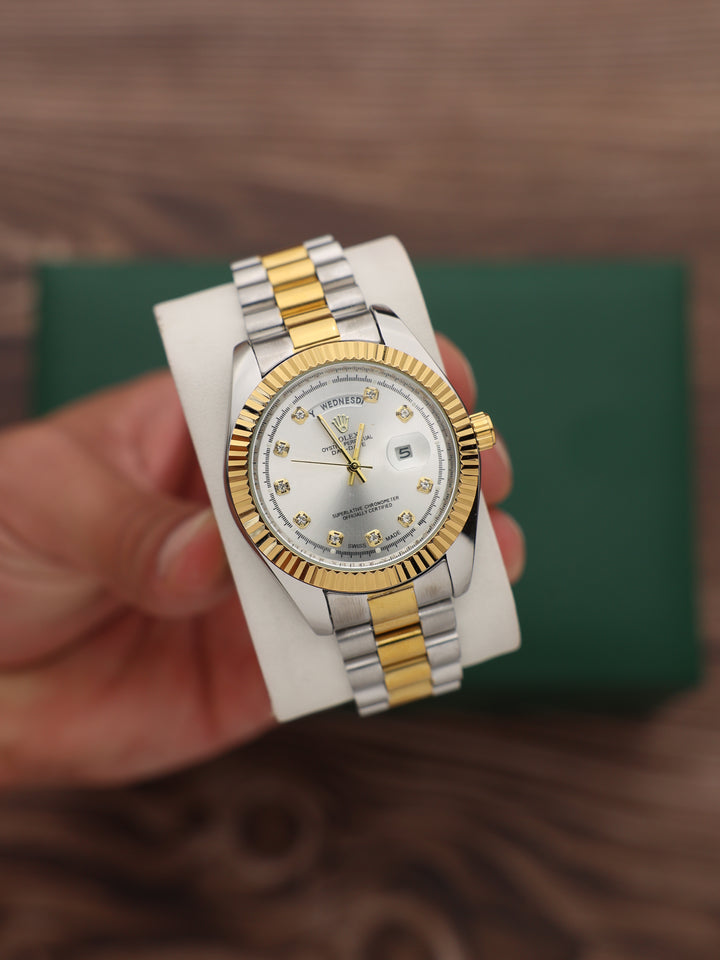 שעון יד רולקס לגברים 41 מ״מ – רמת AAA, כולל קופסה יוקרתית (88)