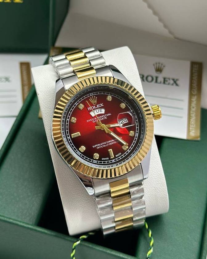 שעון יד רולקס לגברים 41 מ״מ – רמת AAA, כולל קופסה יוקרתית (8)