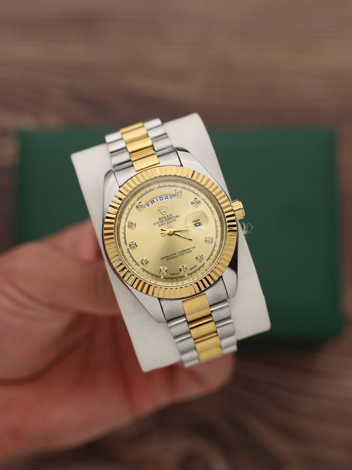 שעון יד רולקס לגברים 41 מ״מ – רמת AAA, כולל קופסה יוקרתית (92)