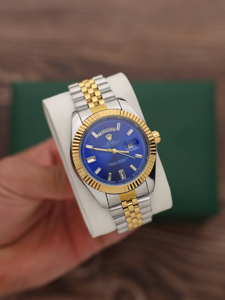 שעון יד רולקס לגברים 41 מ״מ – רמת AAA, כולל קופסה יוקרתית (94)