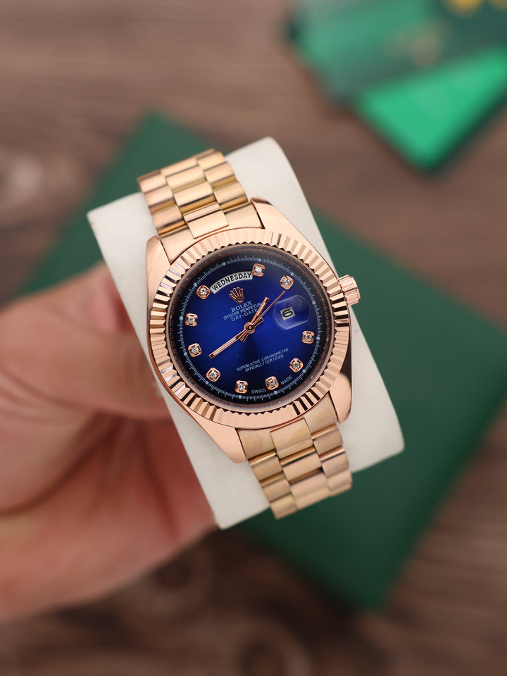 שעון יד רולקס לגברים 41 מ״מ – רמת AAA, כולל קופסה יוקרתית (98)