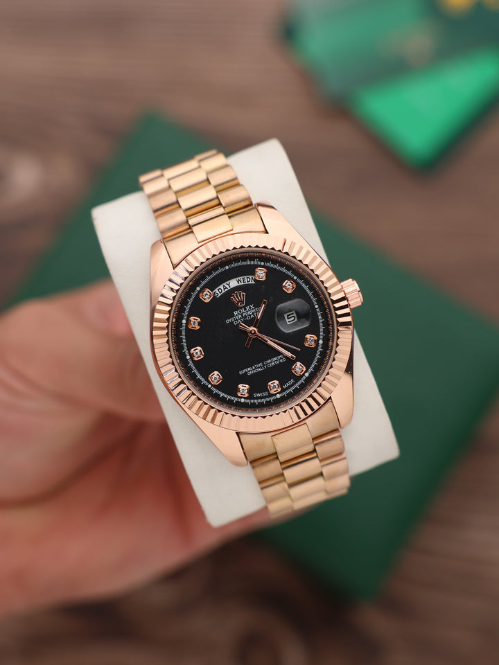 שעון יד רולקס לגברים 41 מ״מ – רמת AAA, כולל קופסה יוקרתית (99)